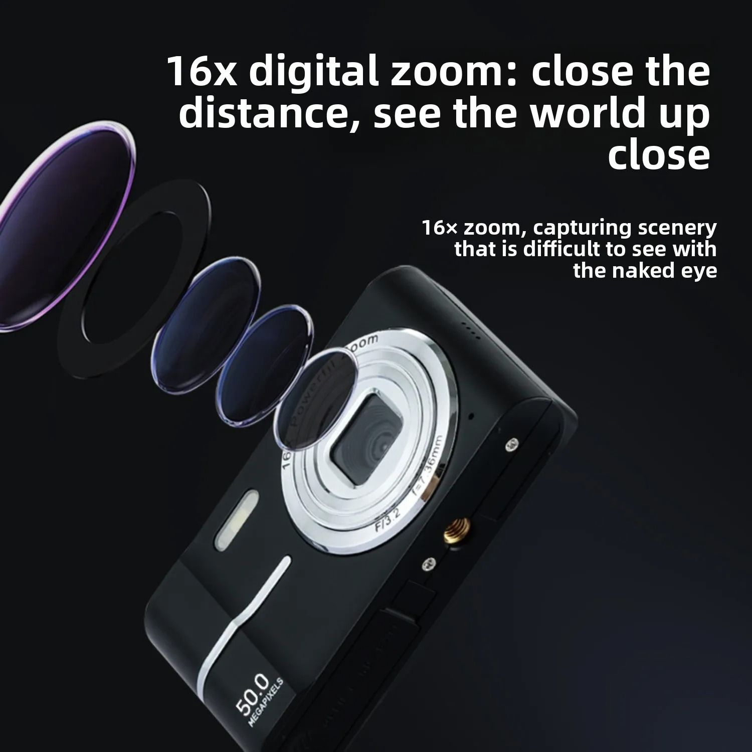 【Bantu Box】M03 CCD HD 4K Pixel Digital Photo Camera Student Entry-Level Mini Card Camera Home Use Shooting Camera for Beginners Gift