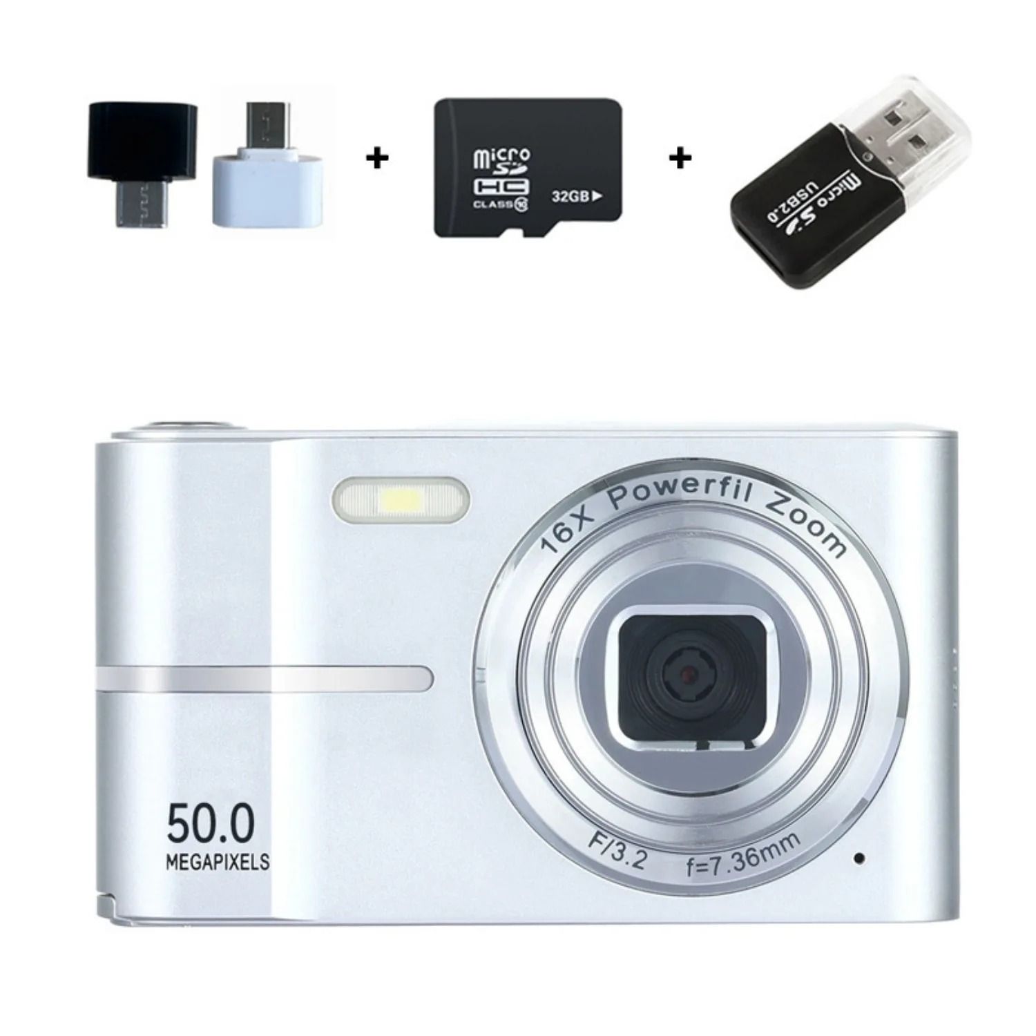 【Bantu Box】M03 CCD HD 4K Pixel Digital Photo Camera Student Entry-Level Mini Card Camera Home Use Shooting Camera for Beginners Gift