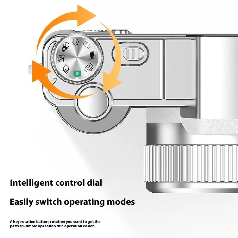 【Bantu Box】A1 Mirrorless Digital Camera - 64megapixel High-Pixel Ccd Dual Camera 4k Retro Portable For Students Campuses And Travel Beginners