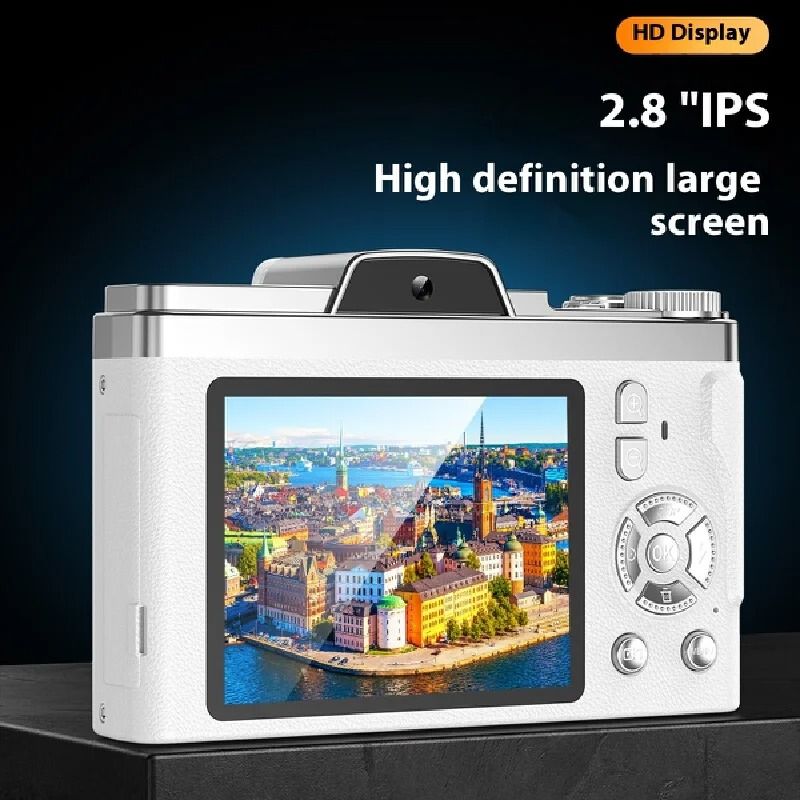 【Bantu Box】A1 Mirrorless Digital Camera - 64megapixel High-Pixel Ccd Dual Camera 4k Retro Portable For Students Campuses And Travel Beginners