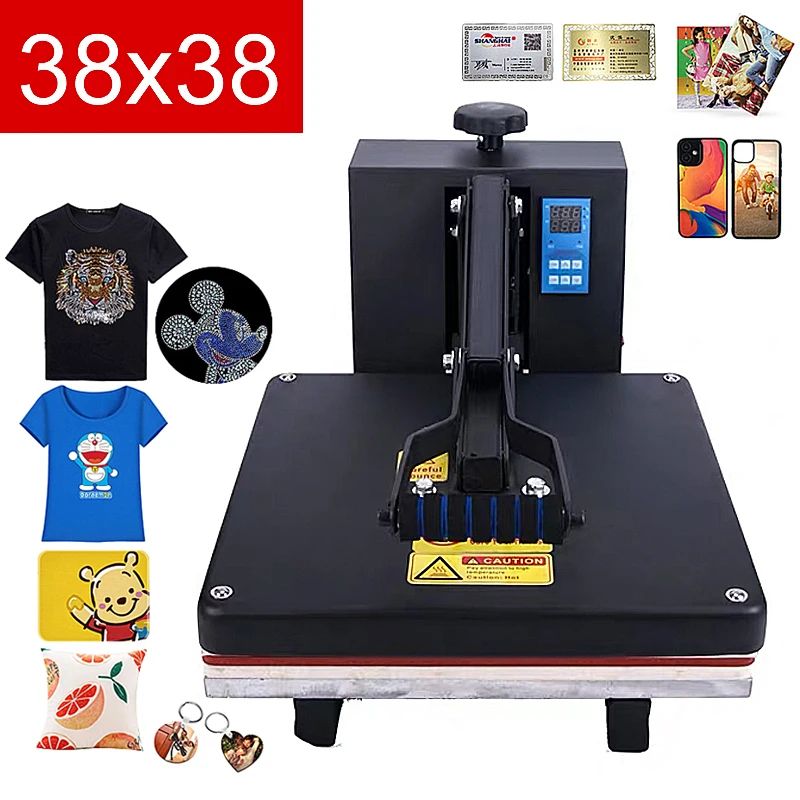 Heat Press 38*38cm T-Shirt Press Heat Press Printing Machine Heat Transfer Sublimation Machine