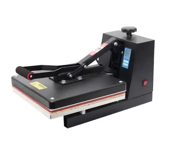 110V/220V Electric Flatbed Manual T-Shirt Printing Heat Press Machine for Hot Stamping and Clothes Labels