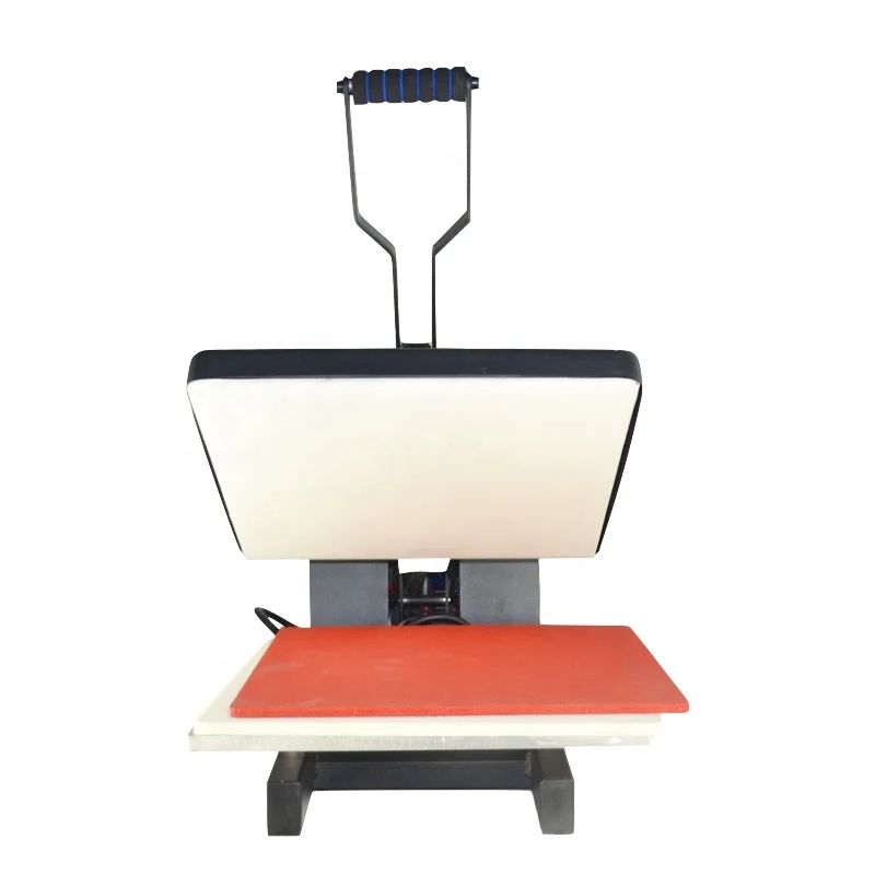 110V/220V Electric Flatbed Manual T-Shirt Printing Heat Press Machine for Hot Stamping and Clothes Labels