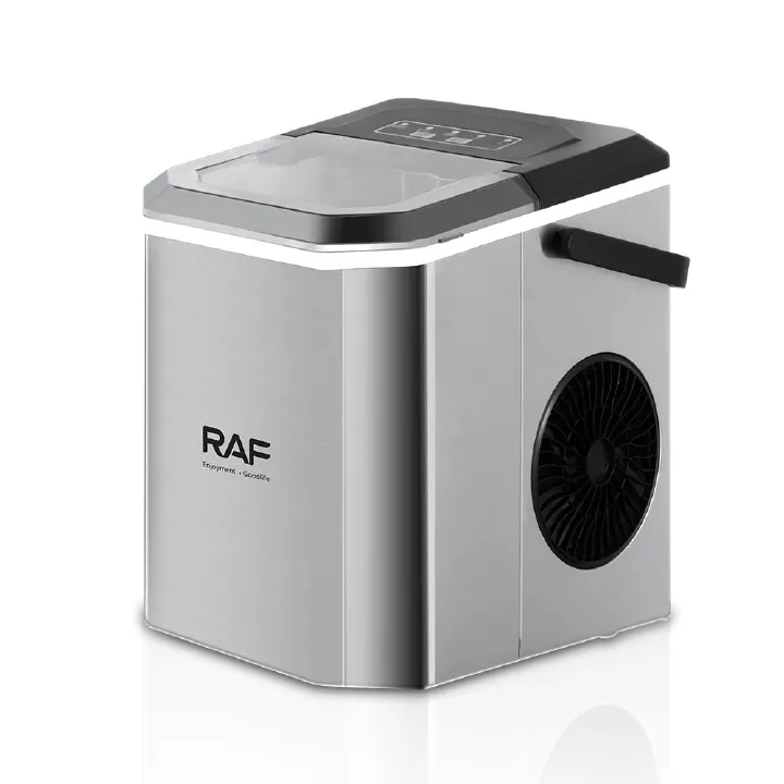 RAF New Home Automatic Fast Self Cleaning Countertop Ice Cube Maker Ice Machine 24H Counter Top Ice Maker