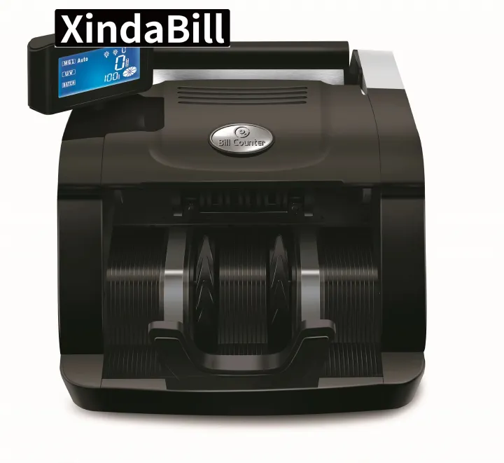 Automatic Cash Counting Machine UV MG Detection LCD Display Dual Voltage 900 Bills/Minute for Currency