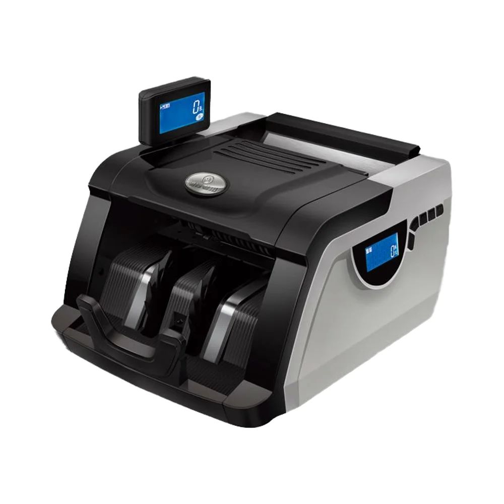 LCD Display Automatic Money Counter Machine Bank Supermarket Banknote Cash Counting Detecting