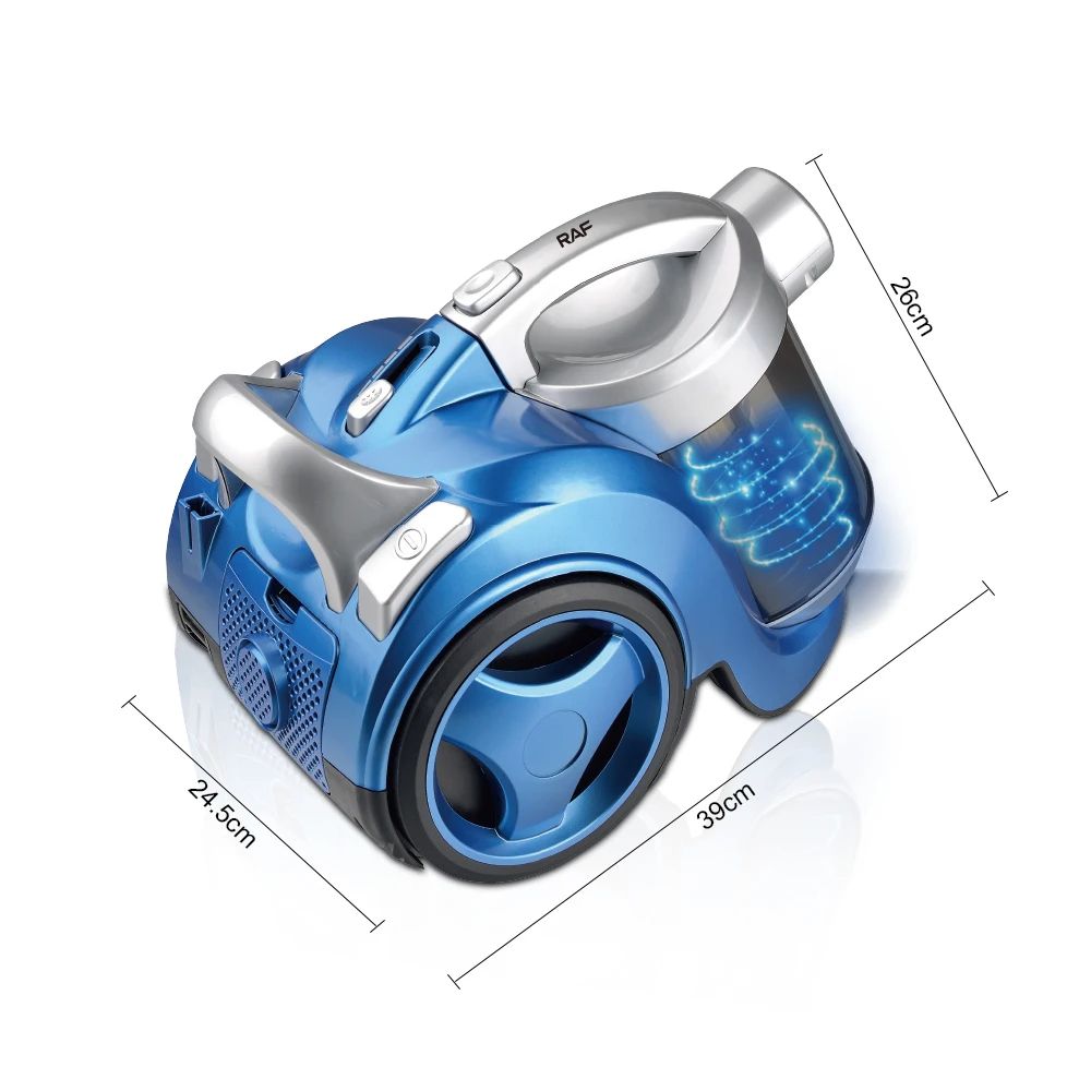 Household Wet & Dry Bagless Powerful Portable Vacuum Cleaner with Wire Twisting Design with HEPA