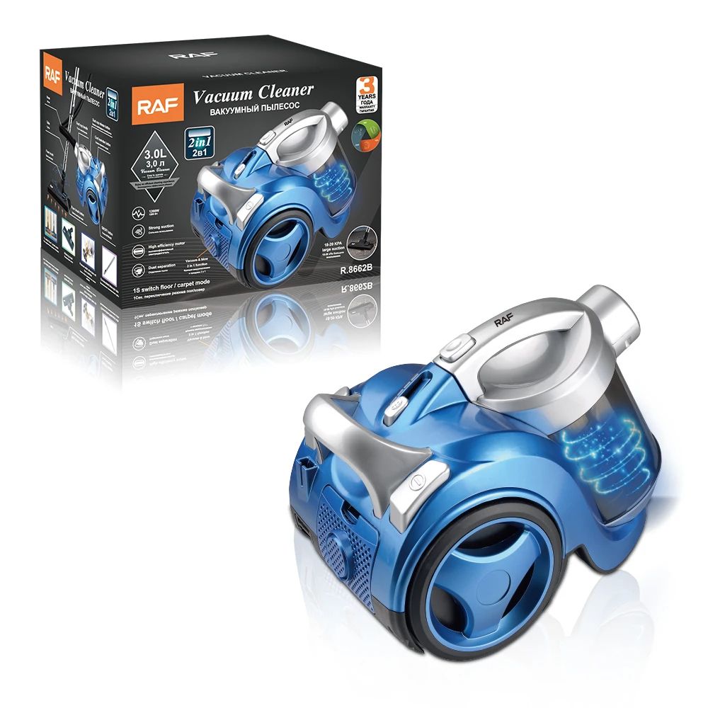 Household Wet & Dry Bagless Powerful Portable Vacuum Cleaner with Wire Twisting Design with HEPA