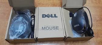Dell Brown Box Wired USB Mouse – High Precision Optical Mouse, Plug & Play, Durable Design for Office & Home Use