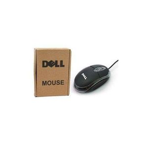 Dell Brown Box Wired USB Mouse – High Precision Optical Mouse, Plug & Play, Durable Design for Office & Home Use