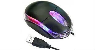 Dell Brown Box Wired USB Mouse – High Precision Optical Mouse, Plug & Play, Durable Design for Office & Home Use