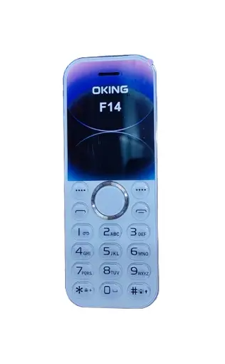 OKING F14 FEATURE PHONE FM RADIO, DUAL SPOTLIGHT TORCH, DUAL SIM CARD, SLIM DUAL SIM MOBILE PHONE