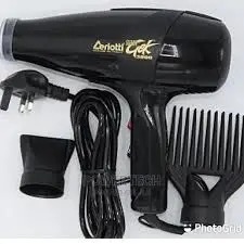 Ceriotti Zeriotti Heavy Duty Super GEK 3800 Blow Dry Hair Dryer – Professional Salon Hair Dryer with 3800W Powerful Motor, Multiple Heat & Speed Settings, Cool Shot, Ionic Technology,
