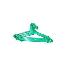 Green Plastic Clothes Hangers Set, Strong Durable Wardrobe Organizers, Lightweight Anti-Slip Design, Space Saving for Shirts, Dresses, Coats, Laundry Drying, Home Closet Storage Essentials