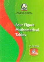 Klbs KNEC FOUR FIGURE MATHEMATICAL TABLE SEVENTH (7TH) EDITION