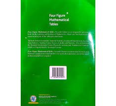 Klbs KNEC FOUR FIGURE MATHEMATICAL TABLE SEVENTH (7TH) EDITION
