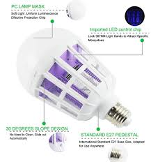 Neelux Energy Saving Mosquito Killer Bulb- 20W LED Mosquito Killer Bulb 20W, Electric Insect Zapper Light with UV Attraction, Energy Saving Anti-Mosquito Lamp for Home, Bedroom, Kitchen & Outdoor Use