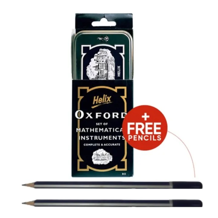 Helix Oxford School Mathematical Set/Geometrical Set with free pencils