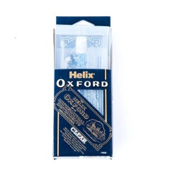 Helix oxford mathematical clear transparent set. Helix Oxford School Mathematical Set/Geometrical Set