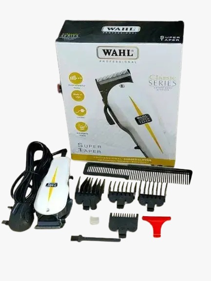 ✂️ Wahl Professional Super Taper Shaving Machine – Powerful & Quiet Barber Clipper with V5000 Motor | Classic, Durable & Ideal for Professional Kinyozi Use