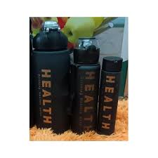 3 In 1 Color Motivational Water Bottle