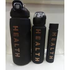 3 In 1 Color Motivational Water Bottle