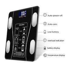Smart Bluetooth Weighing Scale with 180kg Capacity, Accuracy 100g, BMI Digital Weight Machine with Body Fat Analyzer & Body Composition Monitor Sync with Mobile App