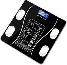 Smart Bluetooth Weighing Scale with 180kg Capacity, Accuracy 100g, BMI Digital Weight Machine with Body Fat Analyzer & Body Composition Monitor Sync with Mobile App