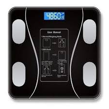Smart Bluetooth Weighing Scale with 180kg Capacity, Accuracy 100g, BMI Digital Weight Machine with Body Fat Analyzer & Body Composition Monitor Sync with Mobile App