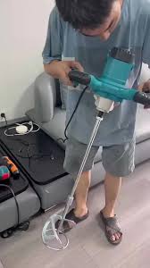 Makita Heavy duty Cement Mixer and paint mixer -Electric Concrete Mixer -Handheld Mud Mixer for Motar, Paint, Grout, Plaster, Thin set, Fodder Stirring Tool🦋powerful and efficient tool