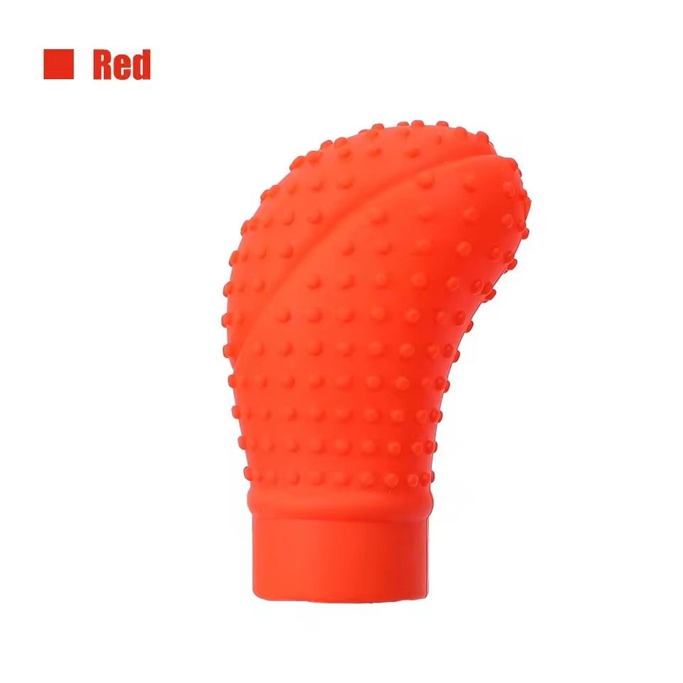 Car Gear Shift Knob Silicone Cover Universal Gear Rod Protect Case Dustproof WaterProof Lever Handle Skin Nonslip Manual Shifter C-381