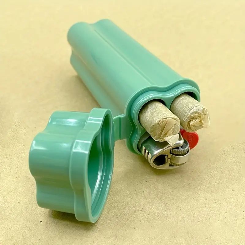 Integrated flip storage box for lighter storage space portable pre rolled conical storage box protection box C-450