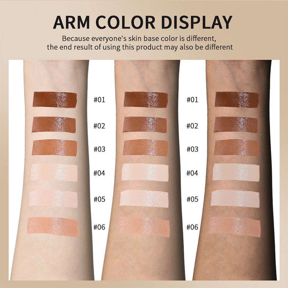 1PC Stick Foundation Boosted Skin Tint Foundation Stick Smooth Plumper Hight Coverage Travel Bronze Foundation Stick Makeup B2-1048 view 6