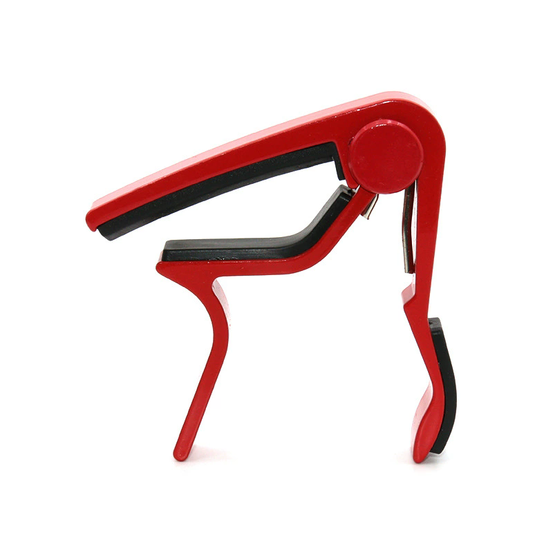 High Quality Aluminium Alloy Metal Guitar Capo Quick Change Clamp Key Acoustic Classic Guitar Capo Tone Adjusting Guitar Parts E-379