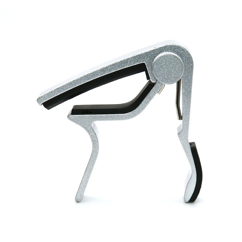 High Quality Aluminium Alloy Metal Guitar Capo Quick Change Clamp Key Acoustic Classic Guitar Capo Tone Adjusting Guitar Parts E-379