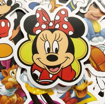 50PCS Disney Movie Mickey Mouse Stickers Anime Decals DIY Skateboard Laptop Motorcycle Cool Cute Cartoon Sticker