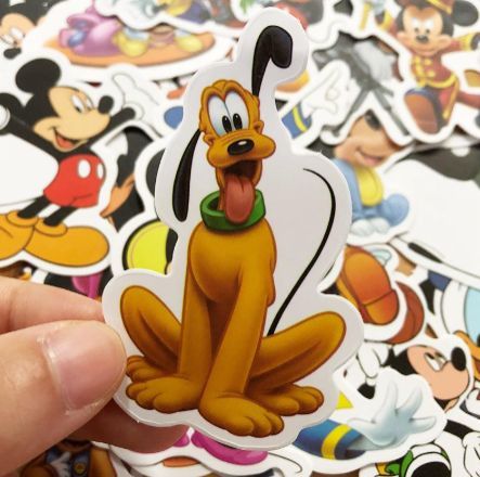 50PCS Disney Movie Mickey Mouse Stickers Anime Decals DIY Skateboard Laptop Motorcycle Cool Cute Cartoon Sticker