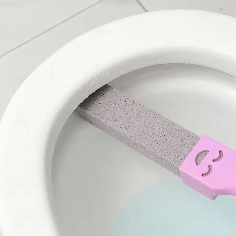 1PC Pumice Stone Toilet Brush with Long Handle Pumice Cleaning Brushes Floating Stone Toilet Brush for Cleaning Toilet Bathroom