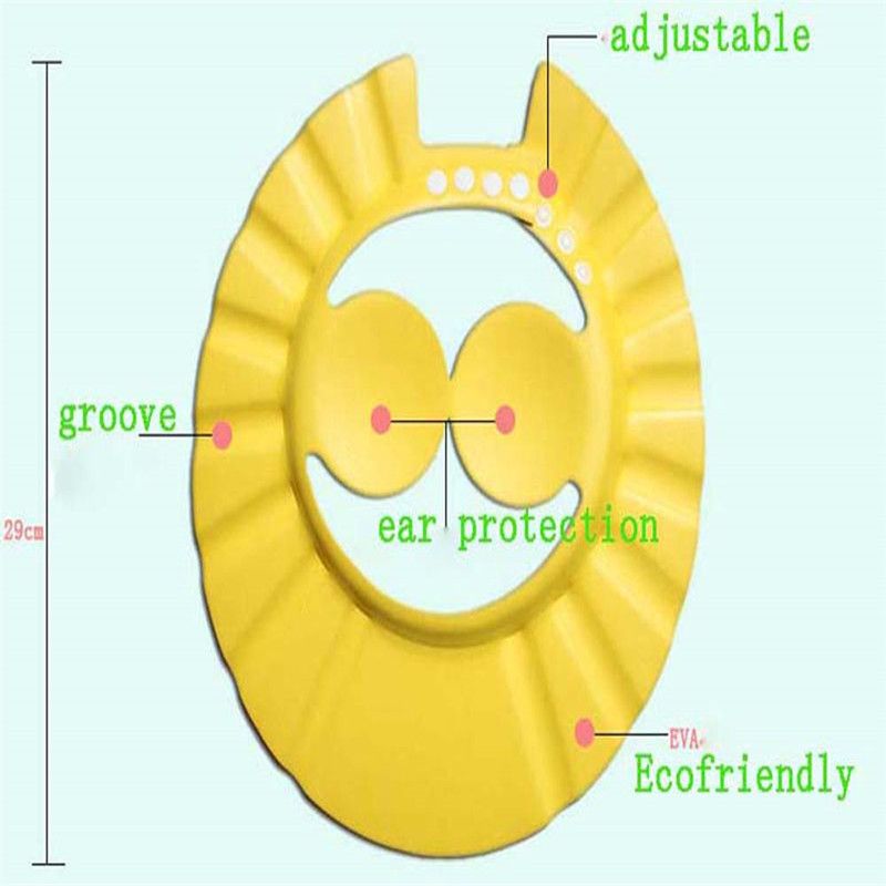 New Adjustable Baby Kids Shampoo Bath Hat