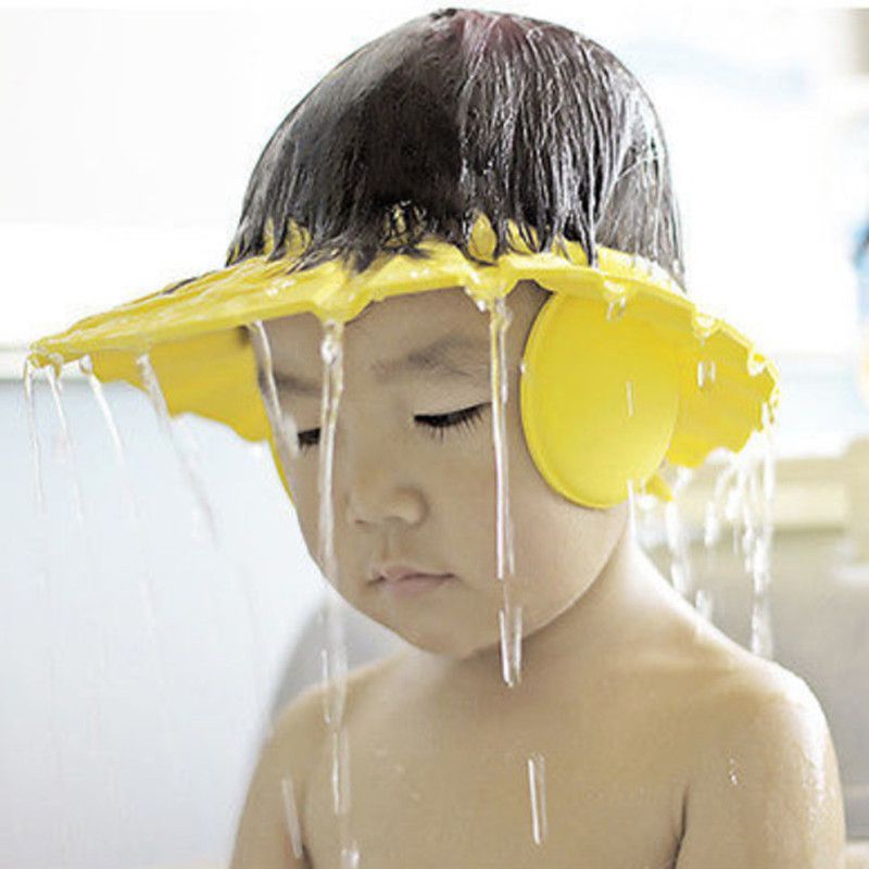 New Adjustable Baby Kids Shampoo Bath Hat