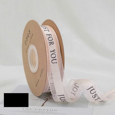 Transparent Snow Gauze Ribbon Satin Ribbon Holiday DIY Gift Cake Flower Packaging Ribbon Printing Floral Ribbon &