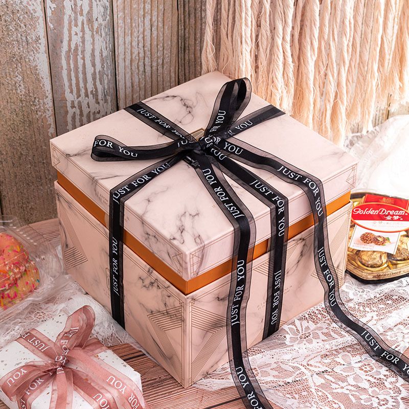 Transparent Snow Gauze Ribbon Satin Ribbon Holiday DIY Gift Cake Flower Packaging Ribbon Printing Floral Ribbon &