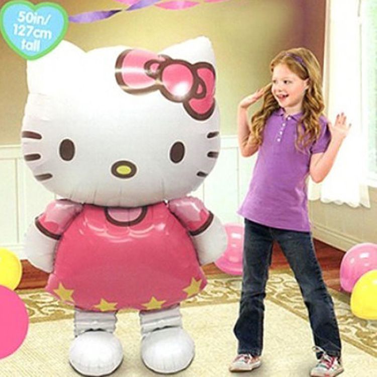 1pc 114*70cm Oversized Hello Kitty Cat Foil Balloons
