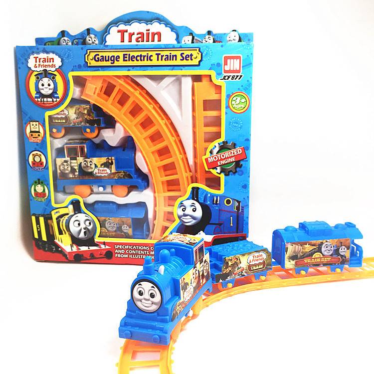 Thomas electric railway train tracks train Thomas and friends of the boy toy car wheels car machine toys for children
