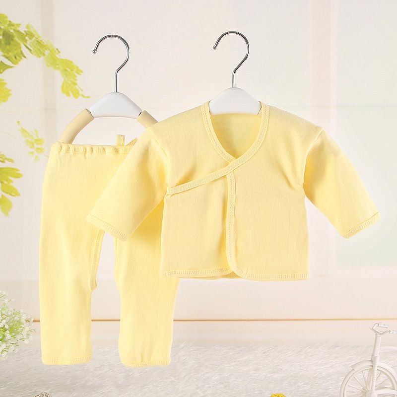 (2pcs/set)Newborn Baby Set 0-3M Brand Boy Girl Cotton Underwear Clothes Set
F3-26