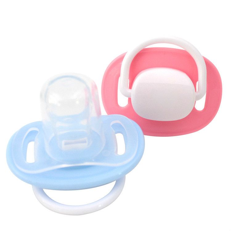 Baby pacifier flat head silicone baby pacifier bite music newborn comfort pacifier sleep type E-538