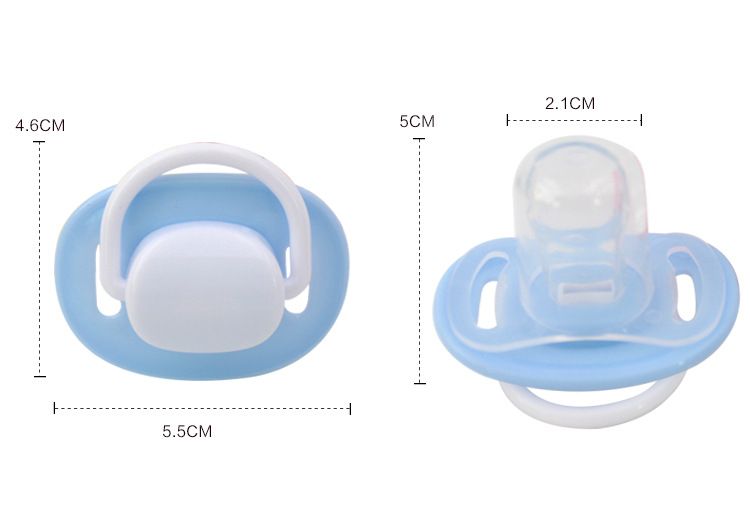 Baby pacifier flat head silicone baby pacifier bite music newborn comfort pacifier sleep type E-538
