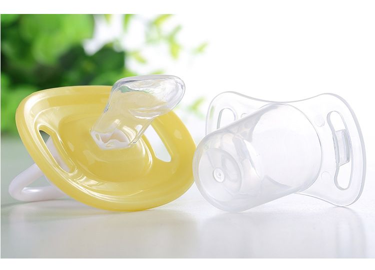 Baby pacifier flat head silicone baby pacifier bite music newborn comfort pacifier sleep type E-538