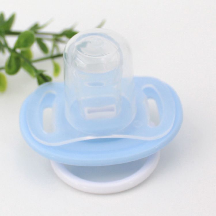 Baby pacifier flat head silicone baby pacifier bite music newborn comfort pacifier sleep type E-538