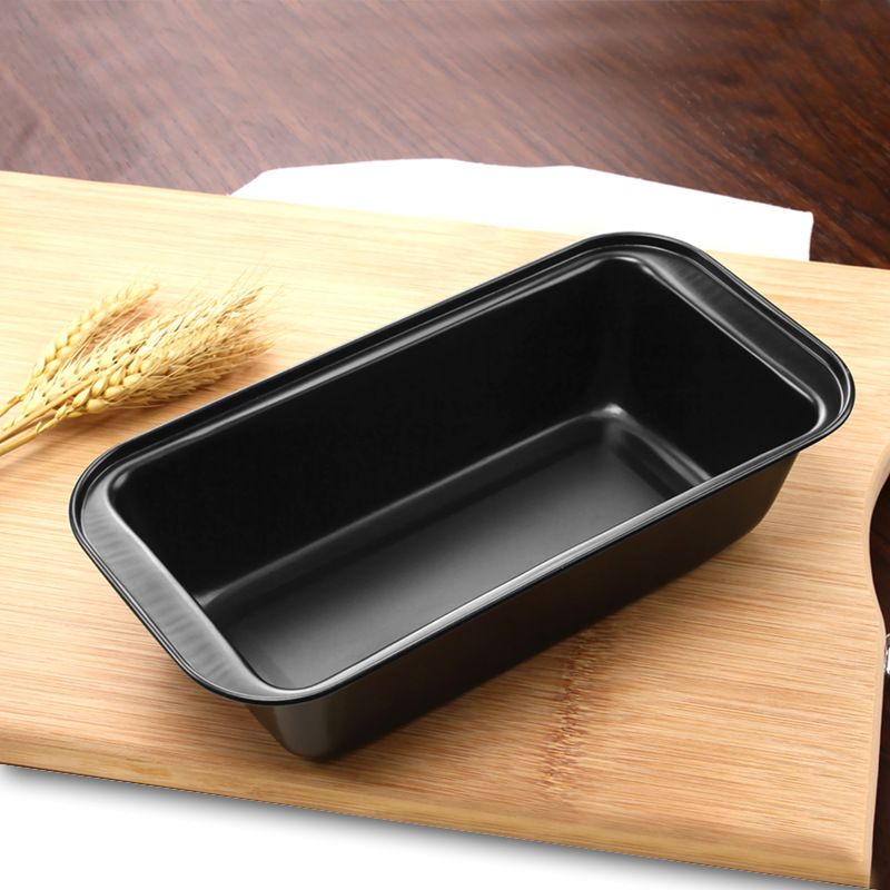 Cake Mold Rectangular Carbon Steel Non-stick without cover Non-stick Toast Pan Bread Mold Toast Box Bread Baking PanJ-31